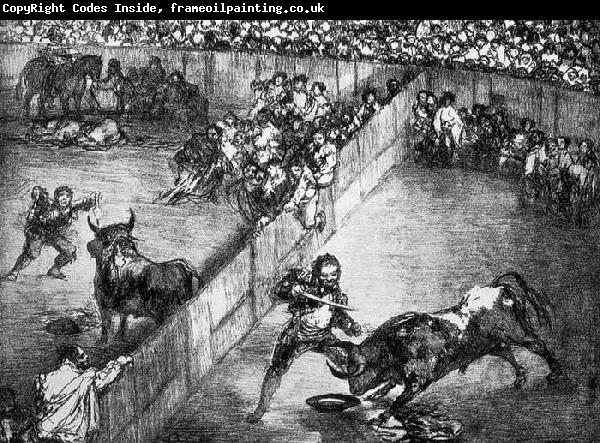 Francisco de goya y Lucientes The Divided Arena 1825 Lithograph